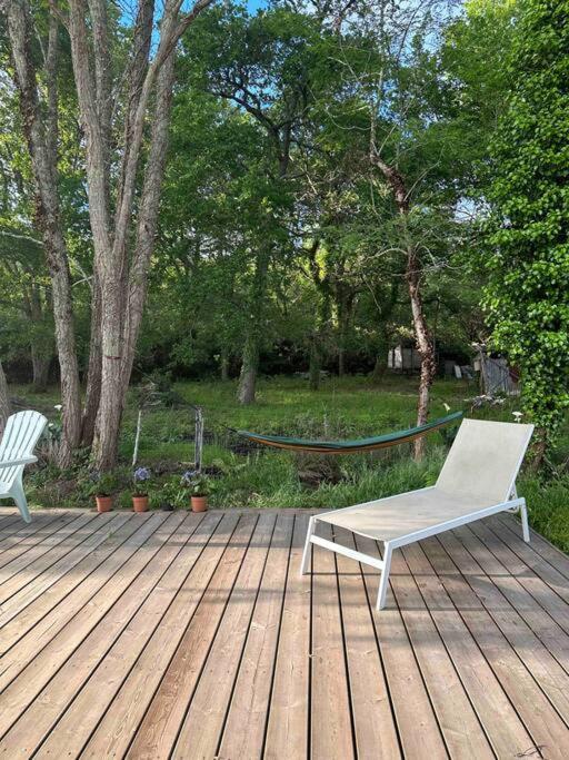 Cosy Cabane Boise Solaire, Balneo Bath Et Toilette Seche A La Ferme Mimizan Exterior foto